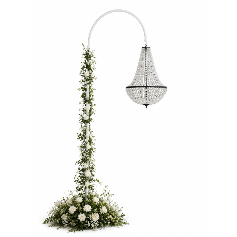 Suspension de table + Pied + Lustre ELIZABETH