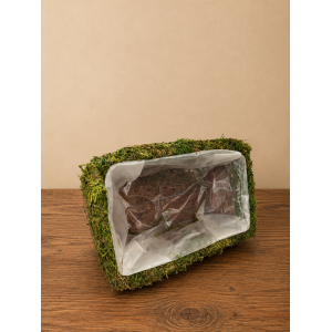 Panier Rotin-Herbe Nature 27x17xH12cm
