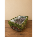 Panier Rotin-Herbe Nature 27x17xH12cm