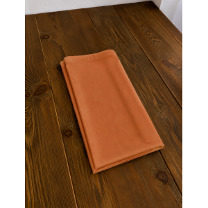 Serviette de table Orange 50x50cm Polycoton Coin Capuchon (C59)