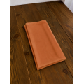 Serviette de table Orange 50x50cm Polycoton Coin Capuchon (C59)