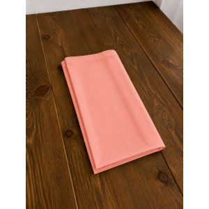 Serviette de table Rose 50x50cm Polycoton Coin Capuchon (C53)