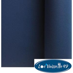 Rouleau Nappe Voie sèche 1,20x50m BLEU MARINE "Papier doux et épais"