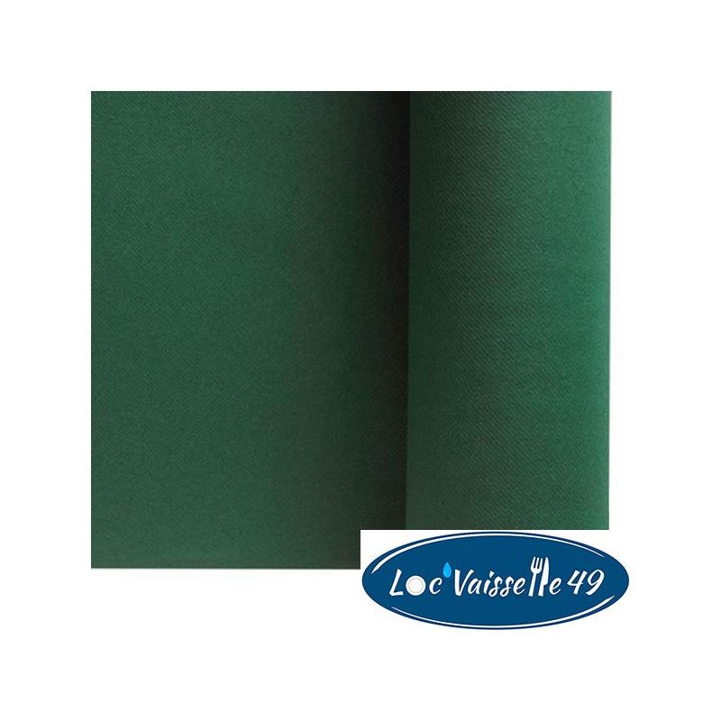 Rouleau Nappe Voie sèche 1,20x50m VERT SAPIN "Papier doux et épais"