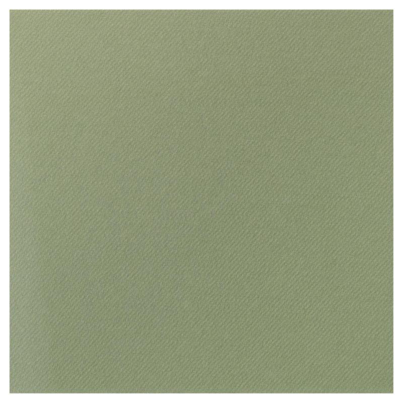 50 Serviettes Intissées OLIVE TENDRE (taille 40x40cm)