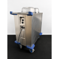 Chariot distributeur d'assiettes chauffant à niveau constant PRO (120 assiettes)