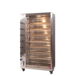 Rotissoire à gaz 8 broches pour 40 poulets - destockage