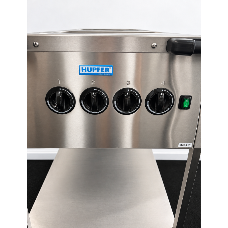 Chariot Bain-Marie (4 bains) sur roulette 2.8 KW